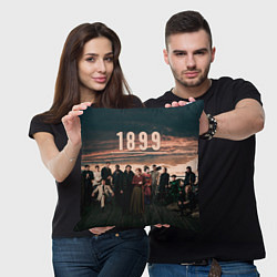 Подушка квадратная Экипаж Прометея - 1899, цвет: 3D-принт — фото 2