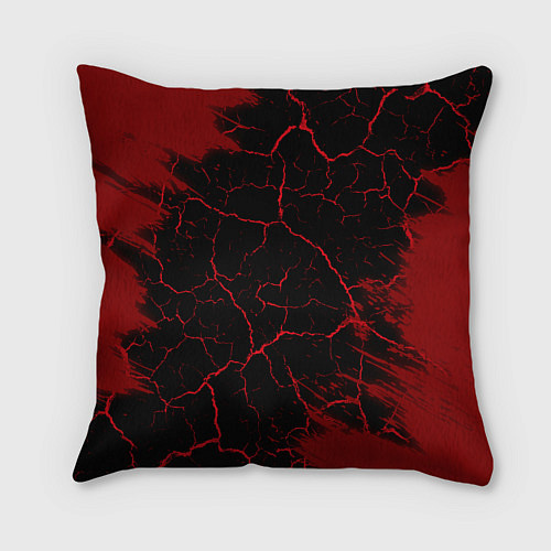 Подушка квадратная Фигурист - сила в правде на темном фоне / 3D-принт – фото 2