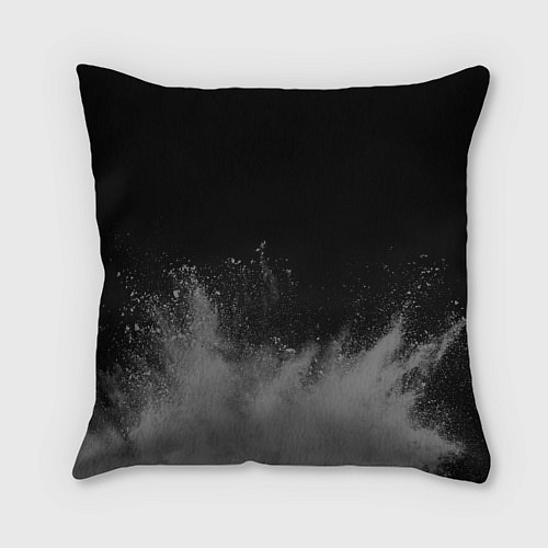 Подушка квадратная Вероника - в красной рамке на темном / 3D-принт – фото 2