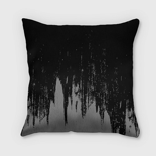 Подушка квадратная Алла - в красной рамке на темном / 3D-принт – фото 2