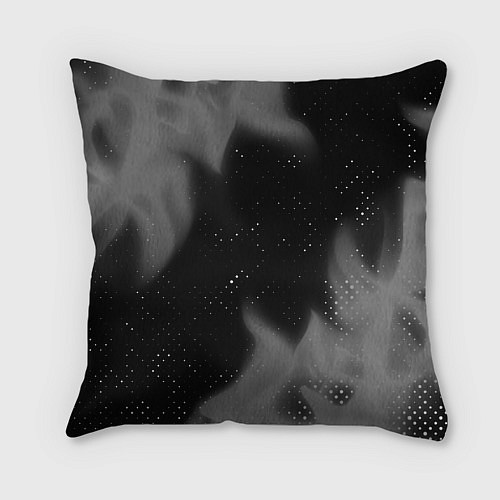 Подушка квадратная Не спорь с лучшим лыжником - на темном фоне / 3D-принт – фото 2