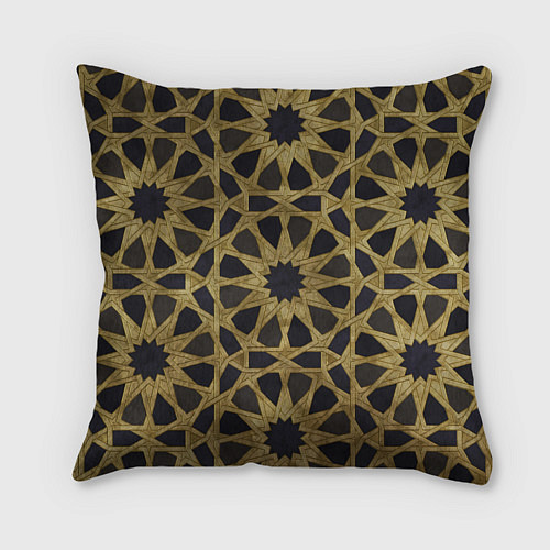 Подушка квадратная Арабские узоры, Arabian Pattern / 3D-принт – фото 2