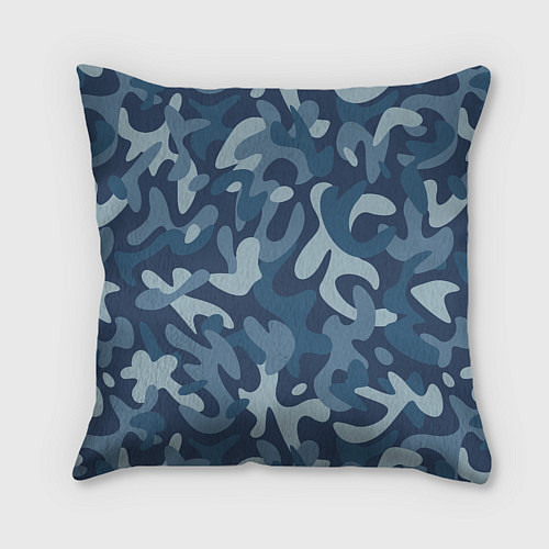 Подушка квадратная Камуфляжный узор / 3D-принт – фото 2