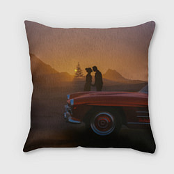 Подушка квадратная Романтическое свидание, цвет: 3D-принт