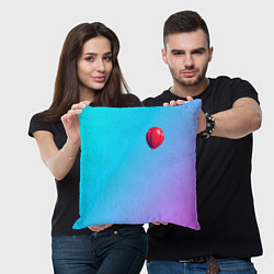 Подушка квадратная Странствующий воздушный шар, цвет: 3D-принт — фото 2