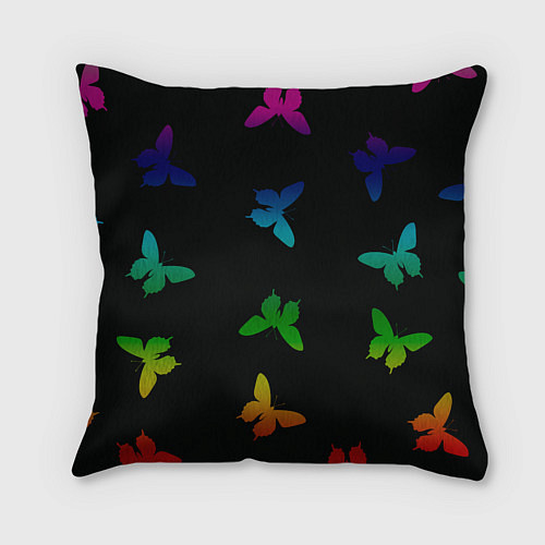 Подушка квадратная Wednesday - butterflies / 3D-принт – фото 2