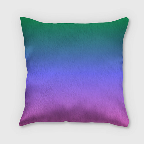 Подушка квадратная Девушка фанатик / 3D-принт – фото 2