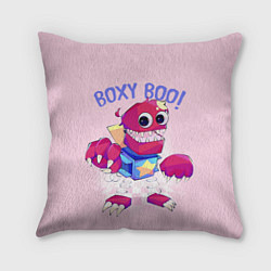 Подушка квадратная Project Playtime Boxy Boo, цвет: 3D-принт