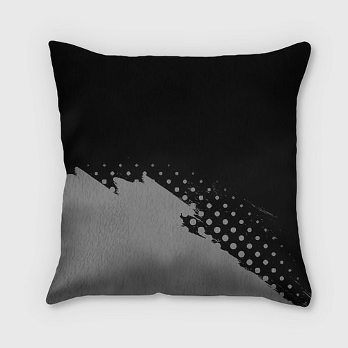 Подушка квадратная Давид - в красной рамке на темном / 3D-принт – фото 2