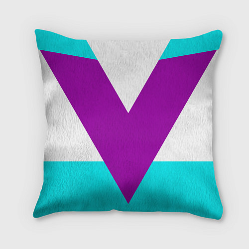 Подушка квадратная В ретро стиле FIRM / 3D-принт – фото 2