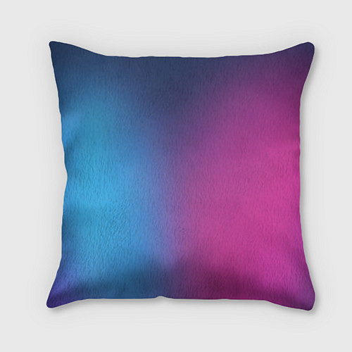 Подушка квадратная Влюбленные ленивцы обнимаются на фоне неонового се / 3D-принт – фото 2