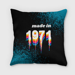 Подушка квадратная Made in 1971: liquid art