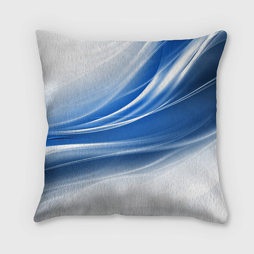 Подушка квадратная Ледяной поток ветра / 3D-принт – фото 2