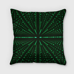 Подушка квадратная Цифровое пространство, цвет: 3D-принт