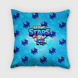 Подушка квадратная Brawl Stars Лу, цвет: 3D-принт