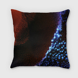 Подушка квадратная Неоновый абстрактный свет, цвет: 3D-принт