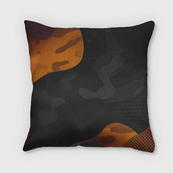 Подушка квадратная Необычный камуфляж, цвет: 3D-принт