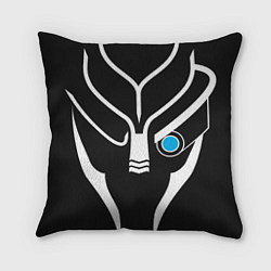 Подушка квадратная Mass Effect Garrus Art, цвет: 3D-принт