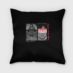 Подушка квадратная Эрен Йегер - Атака титанов, цвет: 3D-принт