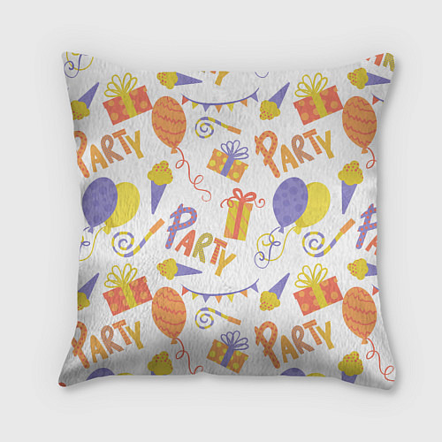 Подушка квадратная Party style / 3D-принт – фото 2