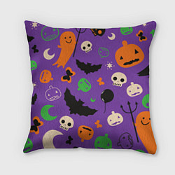 Подушка квадратная Halloween style, цвет: 3D-принт