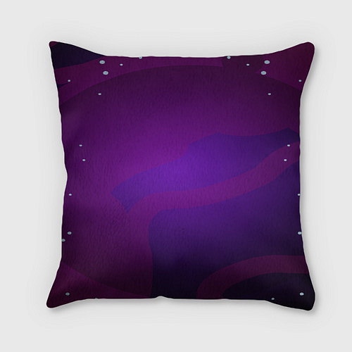 Подушка квадратная Космонавт с планетами и звездами / 3D-принт – фото 2