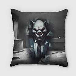 Подушка квадратная Payday 3 wolf