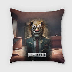 Подушка квадратная Payday 3 lion, цвет: 3D-принт