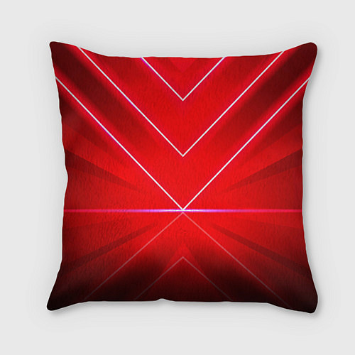 Подушка квадратная Rose Blackpink red / 3D-принт – фото 2