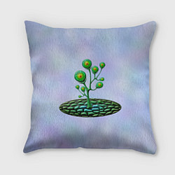 Подушка квадратная Инопланетная растительная жизнь, цвет: 3D-принт