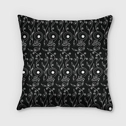 Подушка квадратная Black style pattern