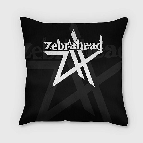 Подушка квадратная Zebrahead - logo / 3D-принт – фото 2