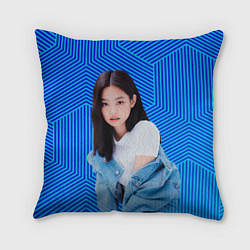 Подушка квадратная Jennie kpop music, цвет: 3D-принт