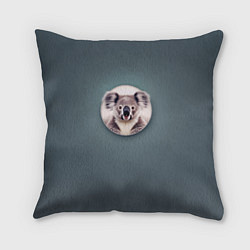 Подушка квадратная Забавная коала, цвет: 3D-принт