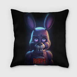 Подушка квадратная Bonnie FNAF, цвет: 3D-принт