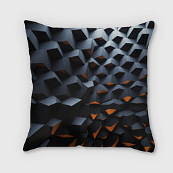 Подушка квадратная Объемные углы, цвет: 3D-принт