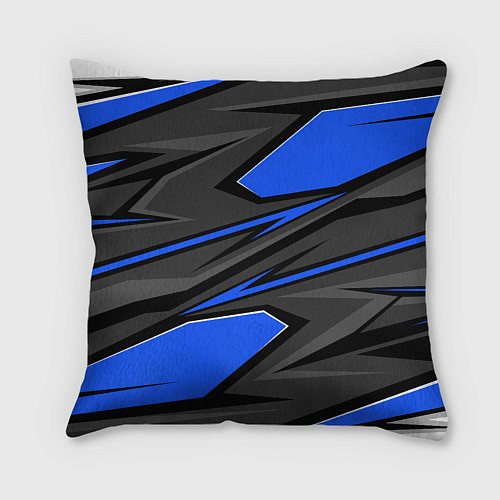 Подушка квадратная Вольцваген - спортивная униформа / 3D-принт – фото 2