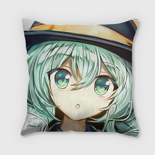 Подушка квадратная Touhou Project Милая Койши Комейдзи / 3D-принт – фото 2