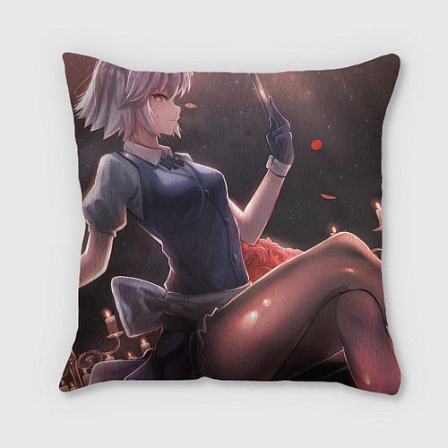 Подушка квадратная Touhou Project Сакуя Izayoi / 3D-принт – фото 2