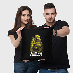 Подушка квадратная Poster Fallout, цвет: 3D-принт — фото 2