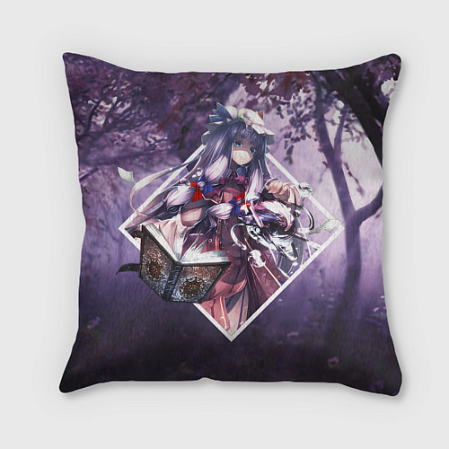 Подушка квадратная Touhou Project Пачули Нолидж / 3D-принт – фото 2