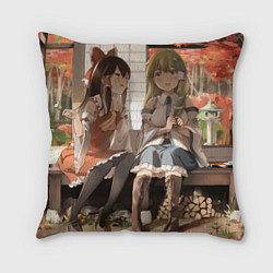 Подушка квадратная Touhou Project Рейму Хакурей Санаэ Котия, цвет: 3D-принт