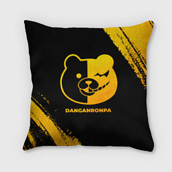 Подушка квадратная Danganronpa - gold gradient, цвет: 3D-принт