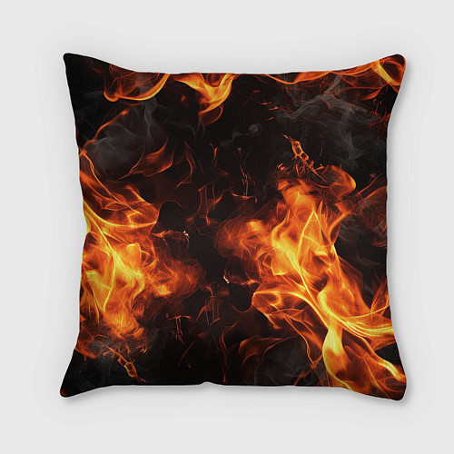 Подушка квадратная Fire style / 3D-принт – фото 2
