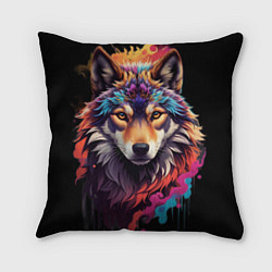 Подушка квадратная Волчица, цвет: 3D-принт