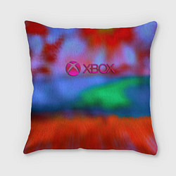 Подушка квадратная Xbox game studio neon, цвет: 3D-принт