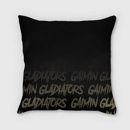 Подушка квадратная Gaimin Gladiators style / 3D-принт – фото 2
