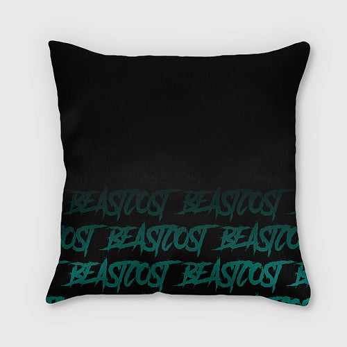Подушка квадратная Beastcoast / 3D-принт – фото 2