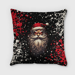 Подушка квадратная Evil Santa Claus, цвет: 3D-принт