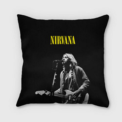 Подушка квадратная Группа Nirvana Курт Кобейн